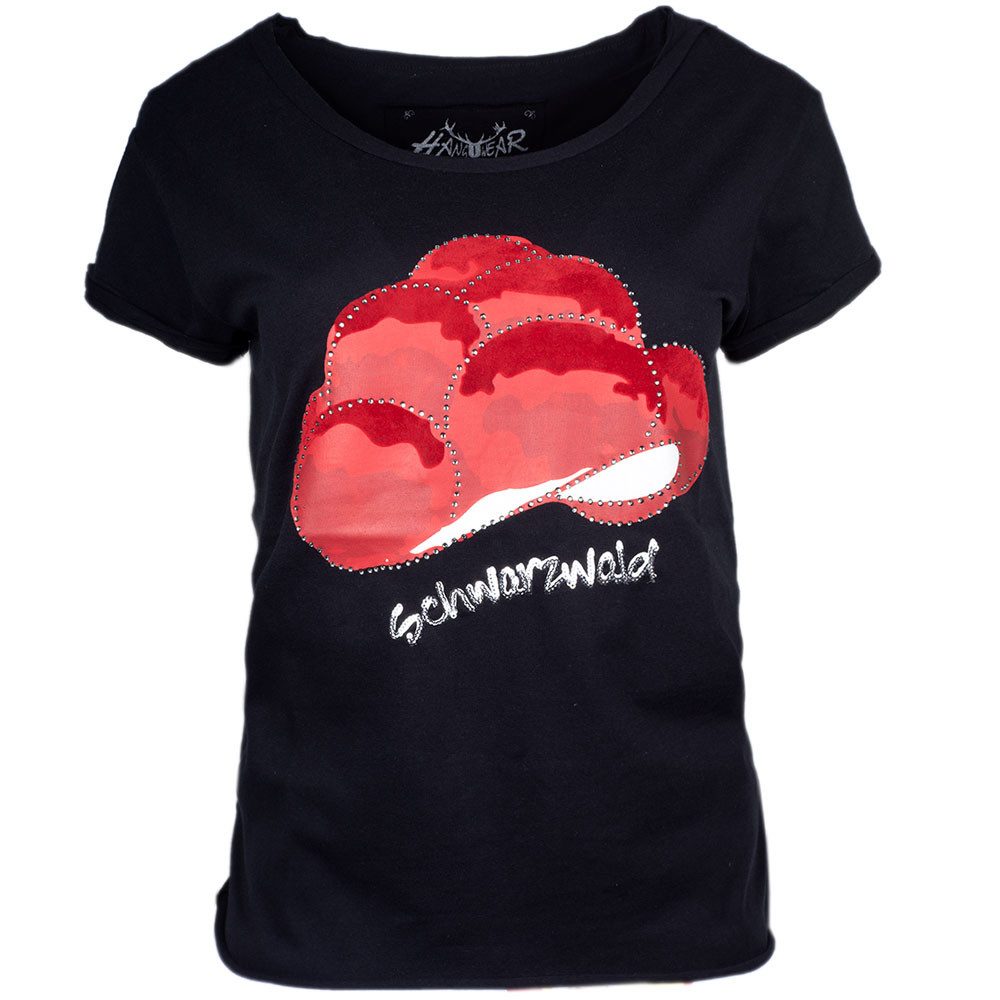 Hangowear T-Shirt T-Shirt Schwarzwald Engel schwarz