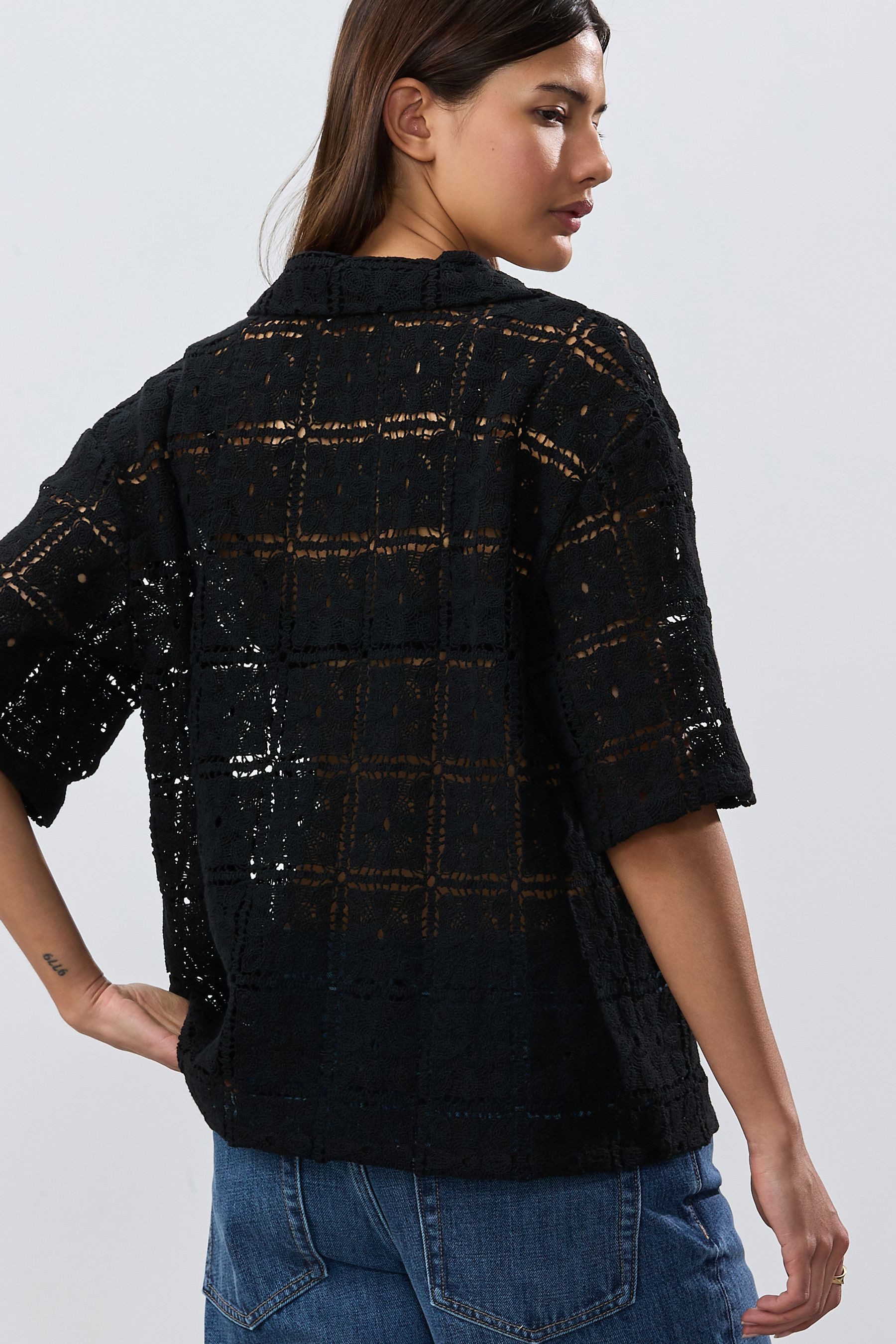 Next Kurzarmhemd Kurzärmeliges Top mit Kragen günstig online kaufen