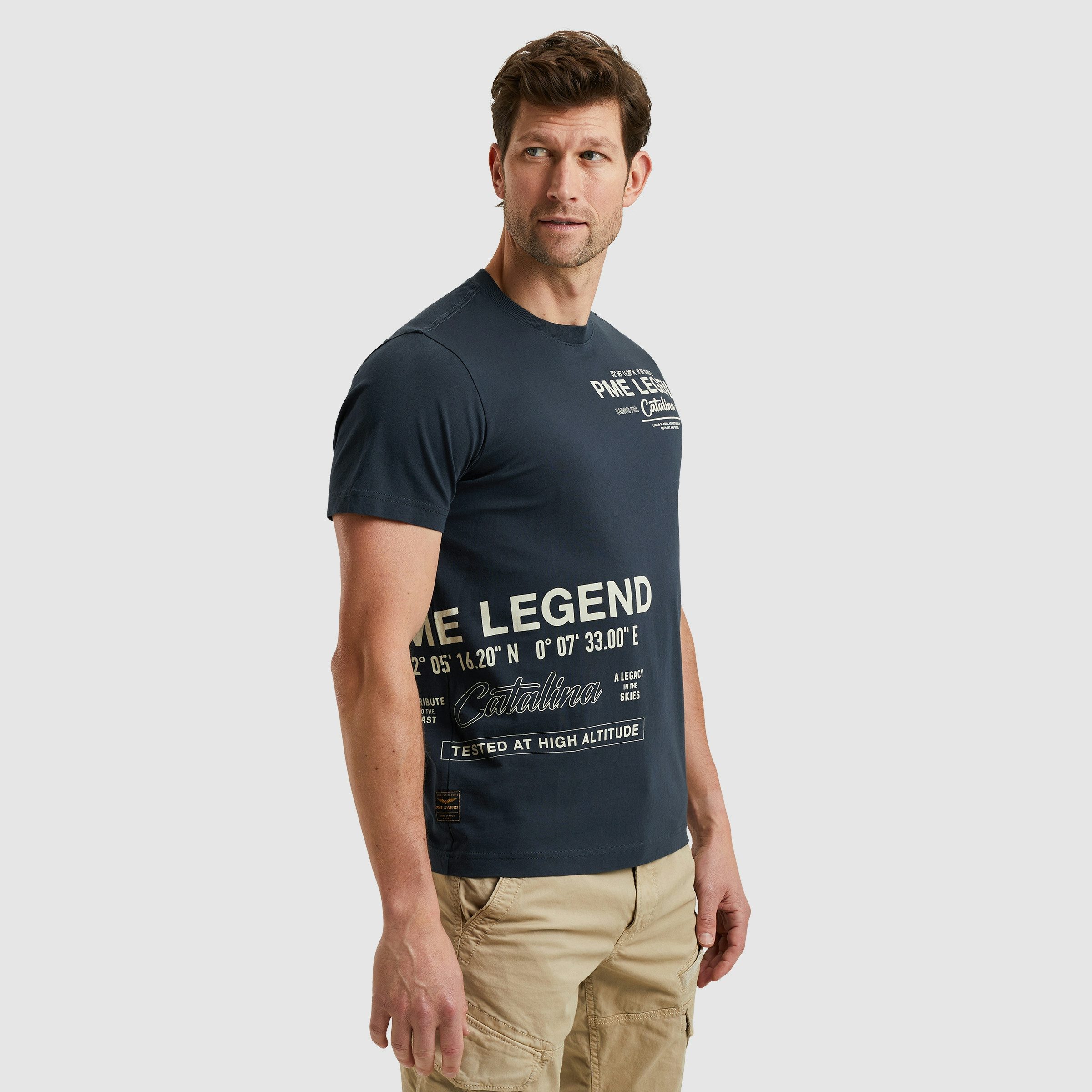 PME LEGEND T-Shirt mit All-Over Print günstig online kaufen