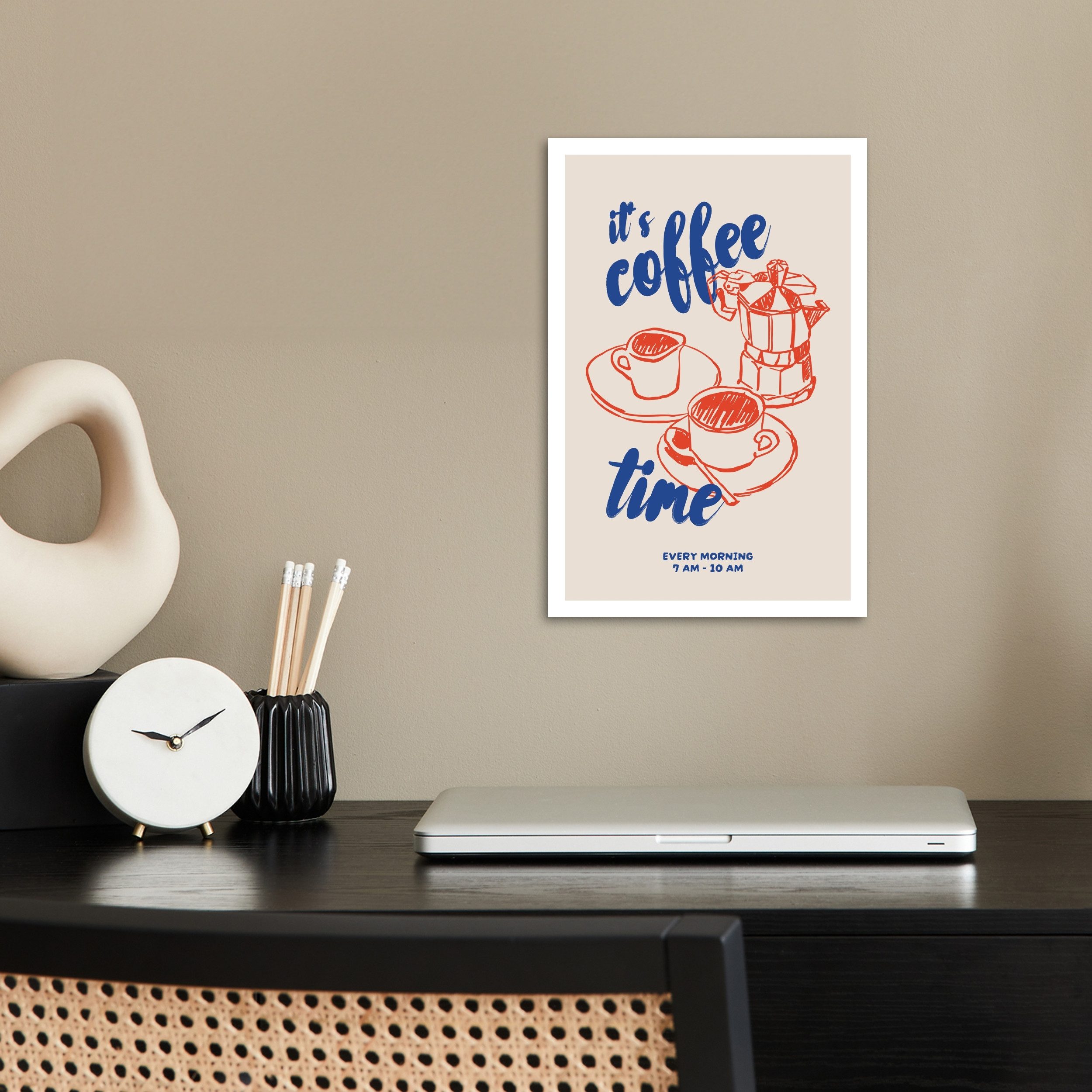 MuchoWow Poster Kaffee - Zitat - günstig online kaufen