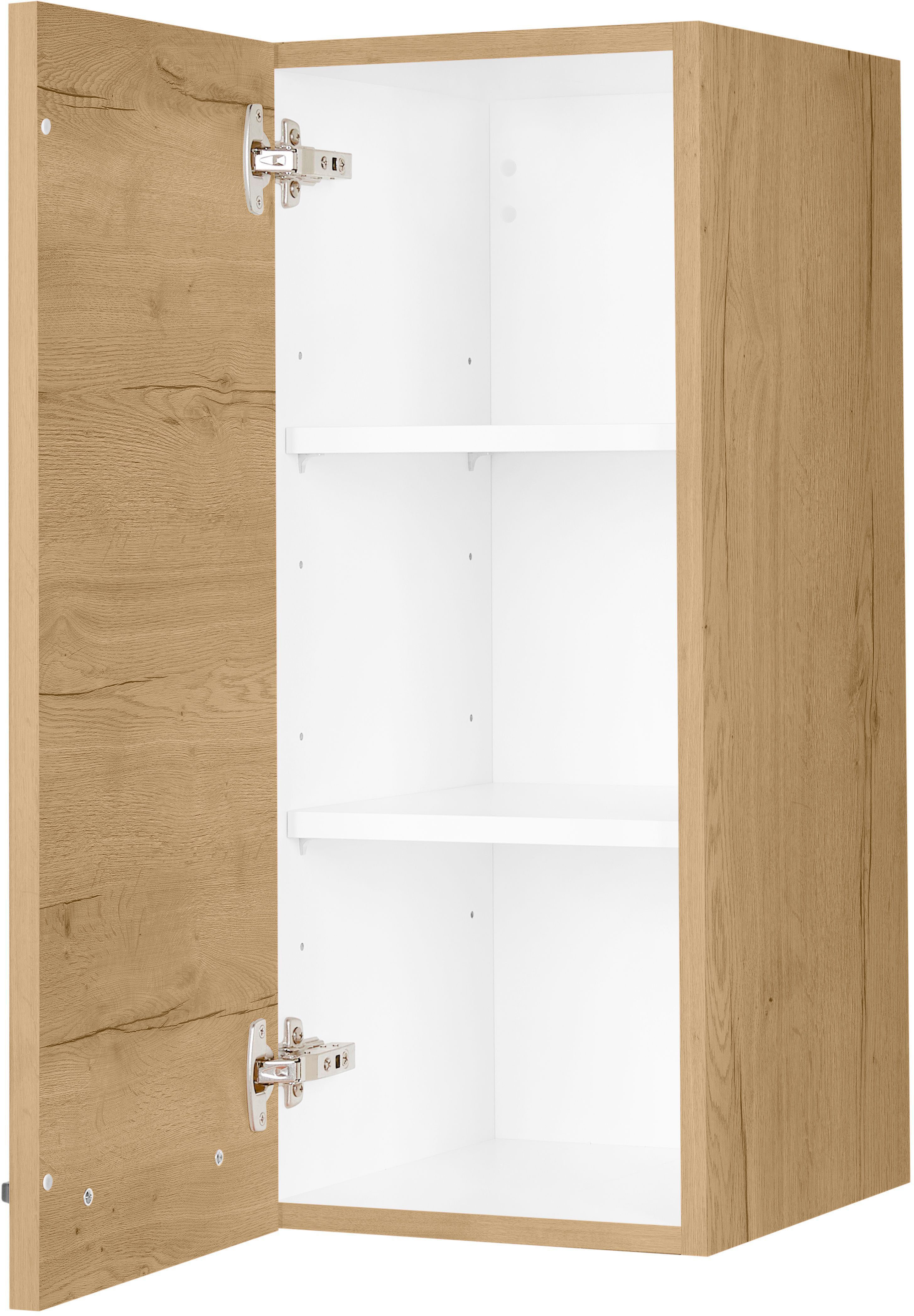 nobilia® Hängeschrank "Structura", Ausrichtung wählbar, vormontiert, in drei Breiten: 30, 45 und 60 cm, mit Soft-Close-Funktion