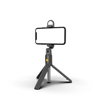 HYTIREBY Selfie stick mit licht 4 in 1,Mini Selfie Stick mit Remote Selfiestick (Geeignet für die Aufnahme von Fotos, Live-Übertragung und andere)