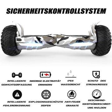 CITYSPORTS Balance Scooter, Hoverboard offroad mit LED bluetooth Geschenk