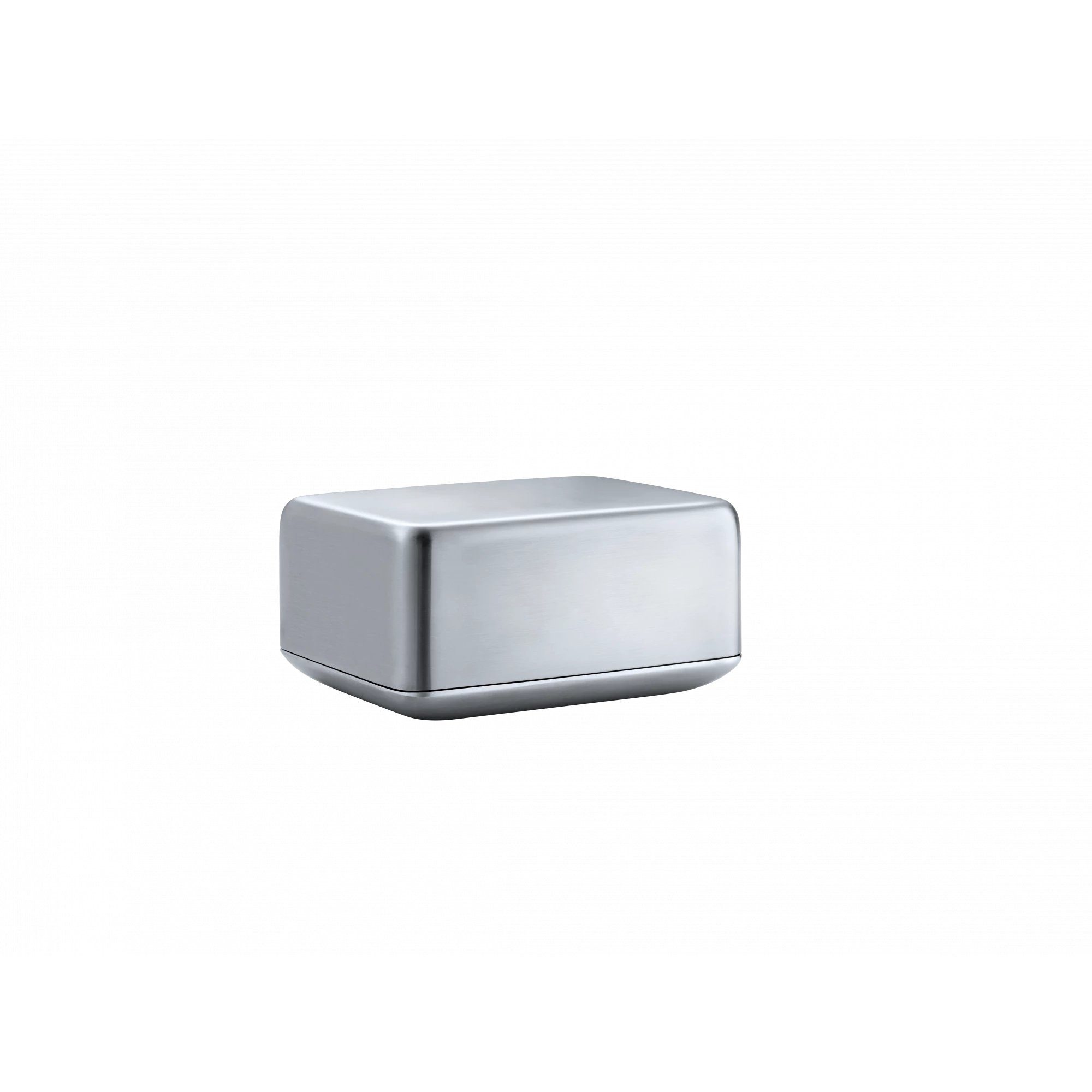 blomus Butterdose -BASIC- Edelstahl Butterdose: Stilvolles Design für jeden Tisch, Edelstahl, 250g Butter, Edelstahl, Designer, Spülmaschinengeeignet