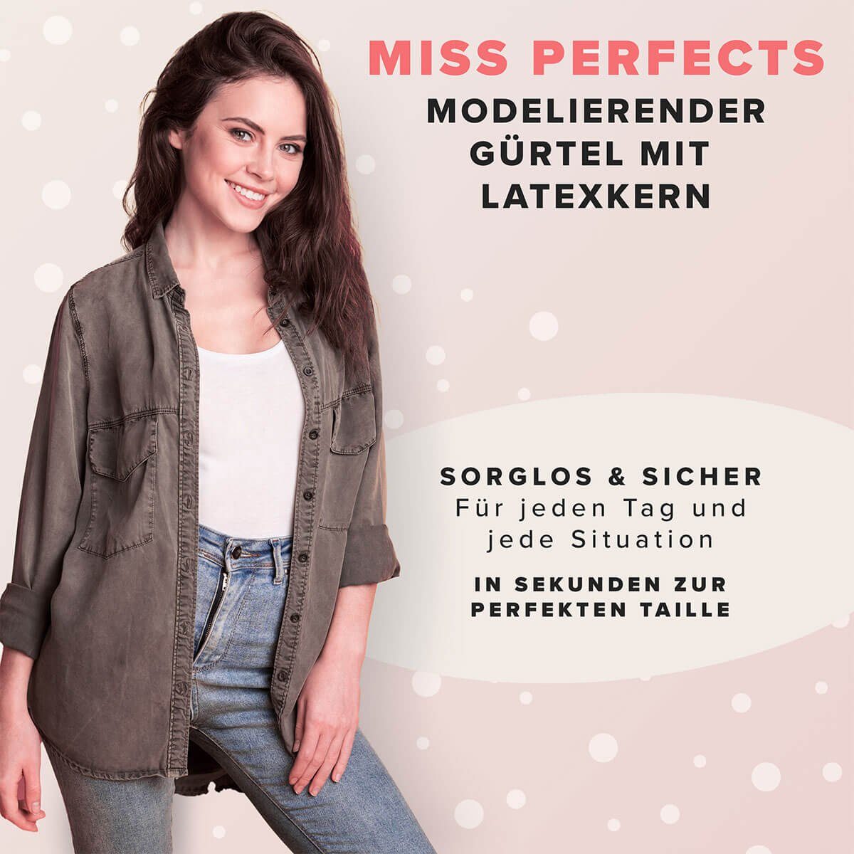 Gürtel und Taillenshaper Haut Miss Perfect Haken- Ösenverschluss 35833 mit Modellierender