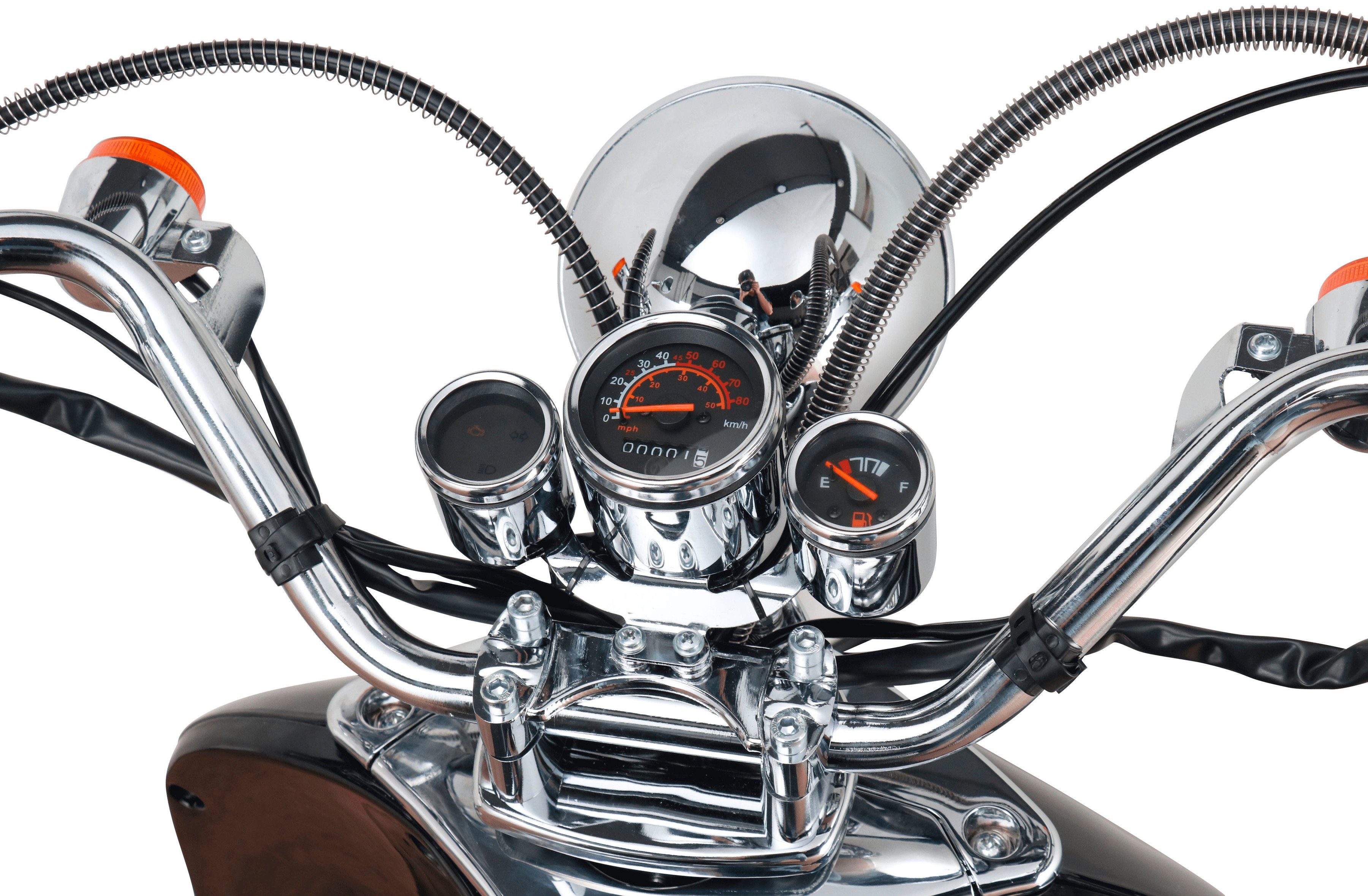 Alpha Motors Retro Firenze scooter, 125 cc, 85 km/h, Euro 5+, with steering lock