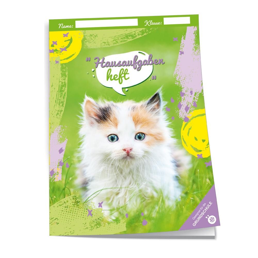 Notizbuch Trötsch Hausaufgabenheft Grundschule Katze