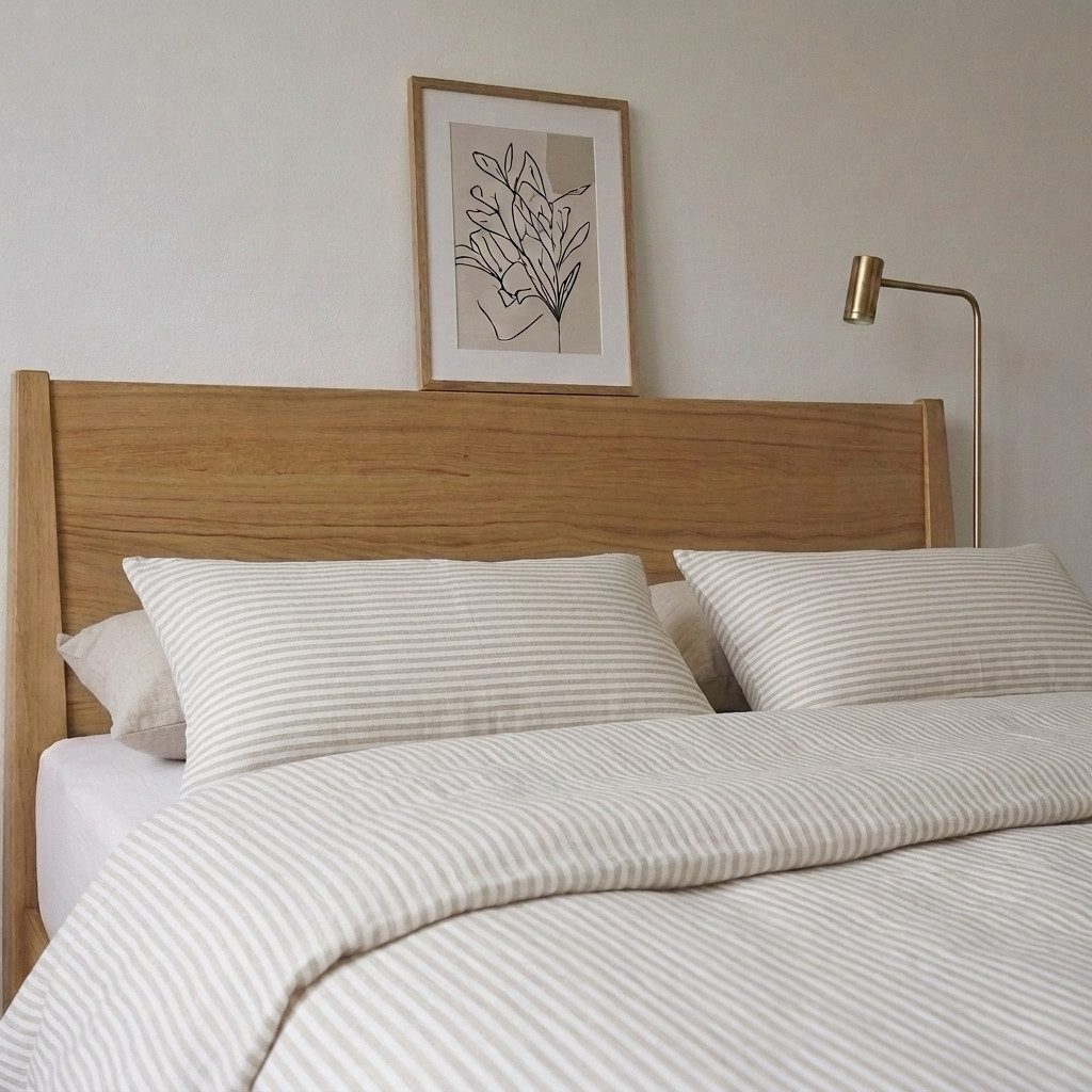 Interior by Hakito Bettwäsche 100% reine Leinen GOTS zertifiziert mit Kissenbezug, natürlicher Luxus auf der Haut