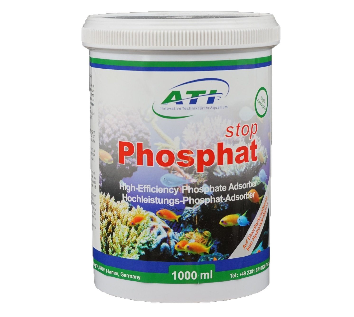 Aquarien-Substrat ATI Phosphatbinder Phosphat Stop Süß- und Meerwasser PO4 Senkung 1