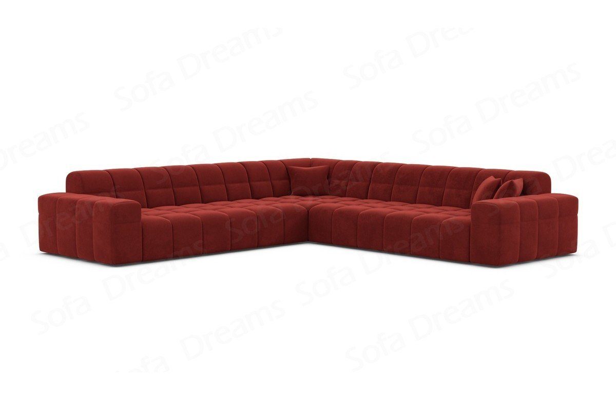 Sofa Dreams Ecksofa Polsterstoff Ecksofa Samt günstig online kaufen