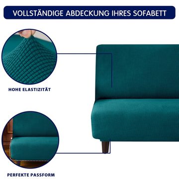 Sofahusse Elastische Stretch Spandex Sofabezug ohne Armlehnen, SUBRTEX, mehrere Farben, einfache Installation