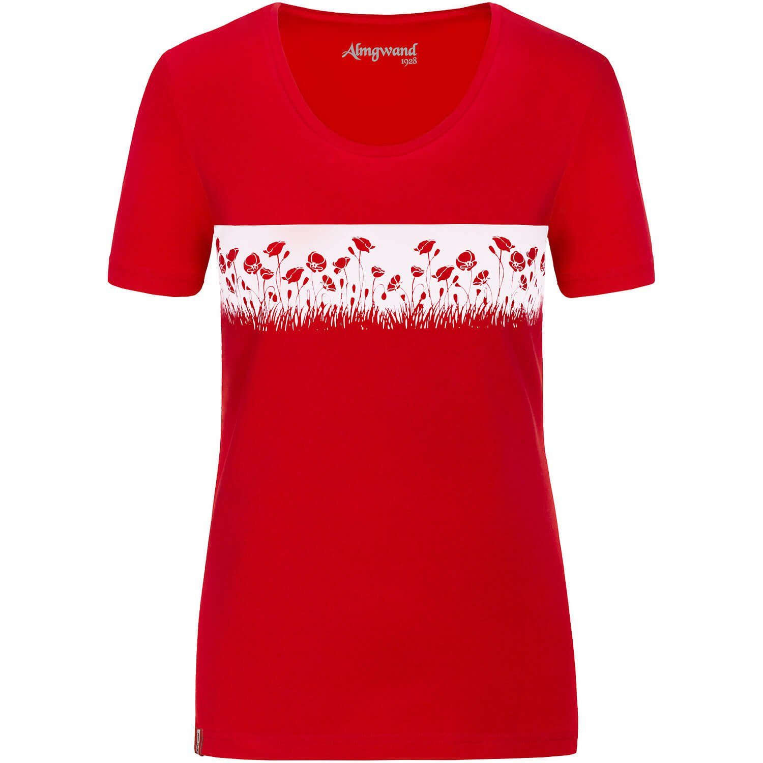 Almgwand T-Shirt T-Shirt Breitenalm Rot | T-Shirts