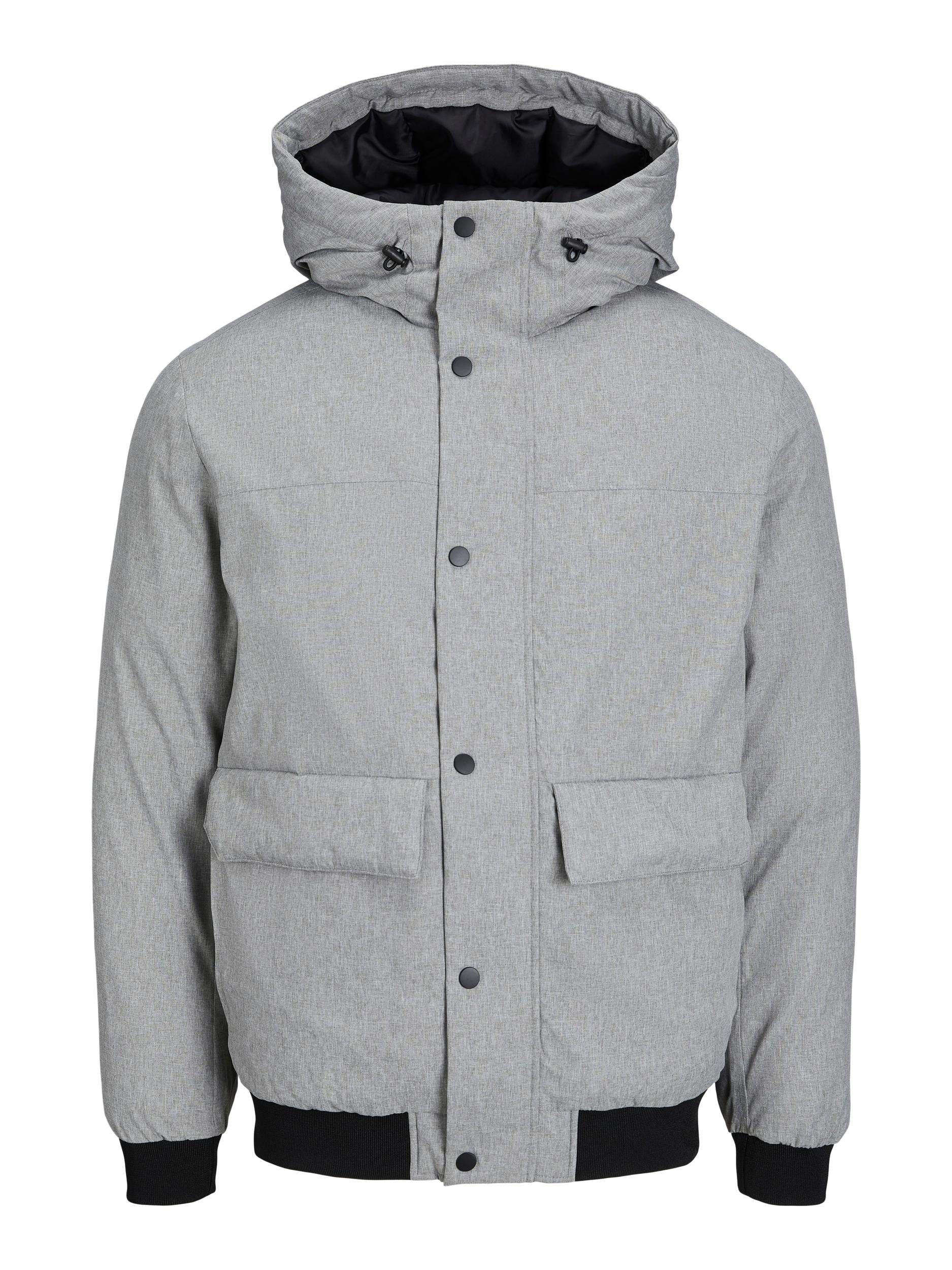 Grey JACKET Outdoorjacke Melange BOMBER JJCHAMP & Jack Jones