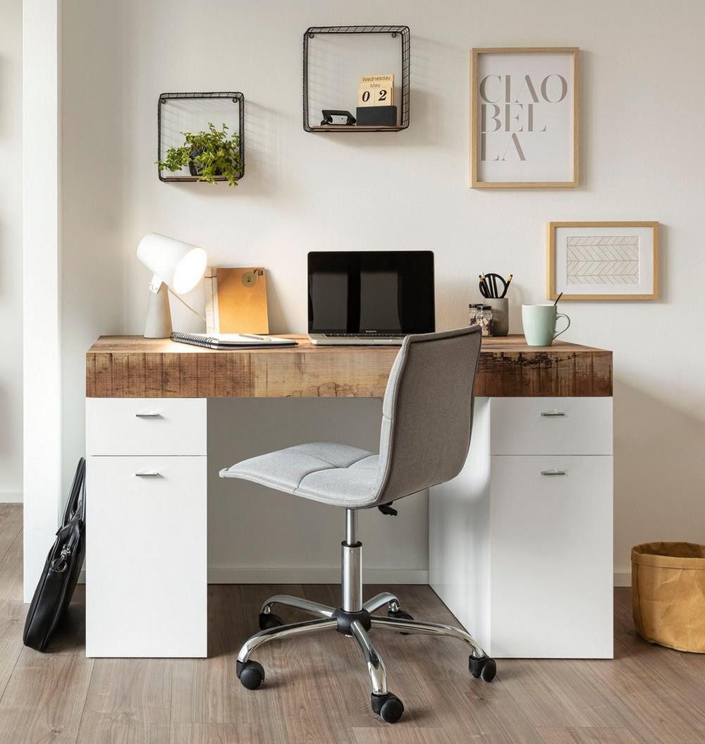 freiraum Schreibtisch Sliding, ausziehbarer Tischplatte - 130x75x60 (B/H/T)