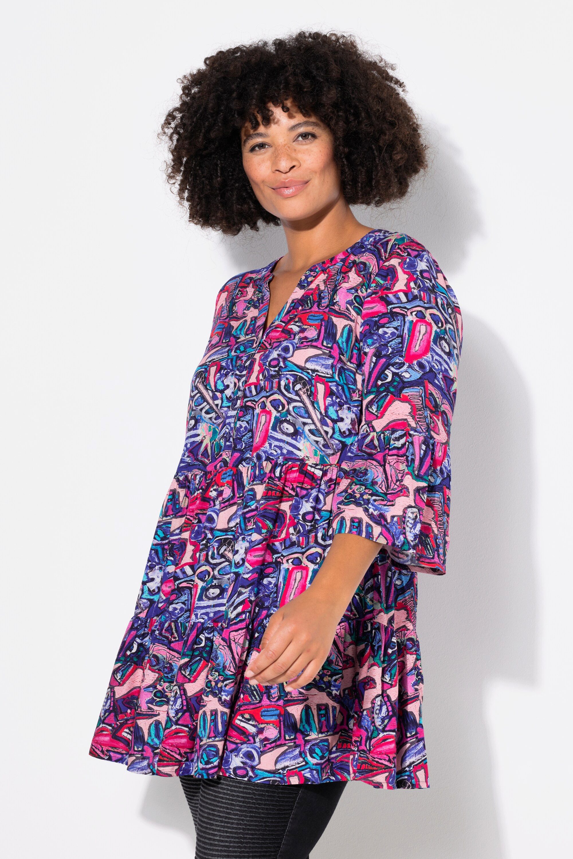 Angel of Style Tunika Tunika Animal-Patchprint günstig online kaufen