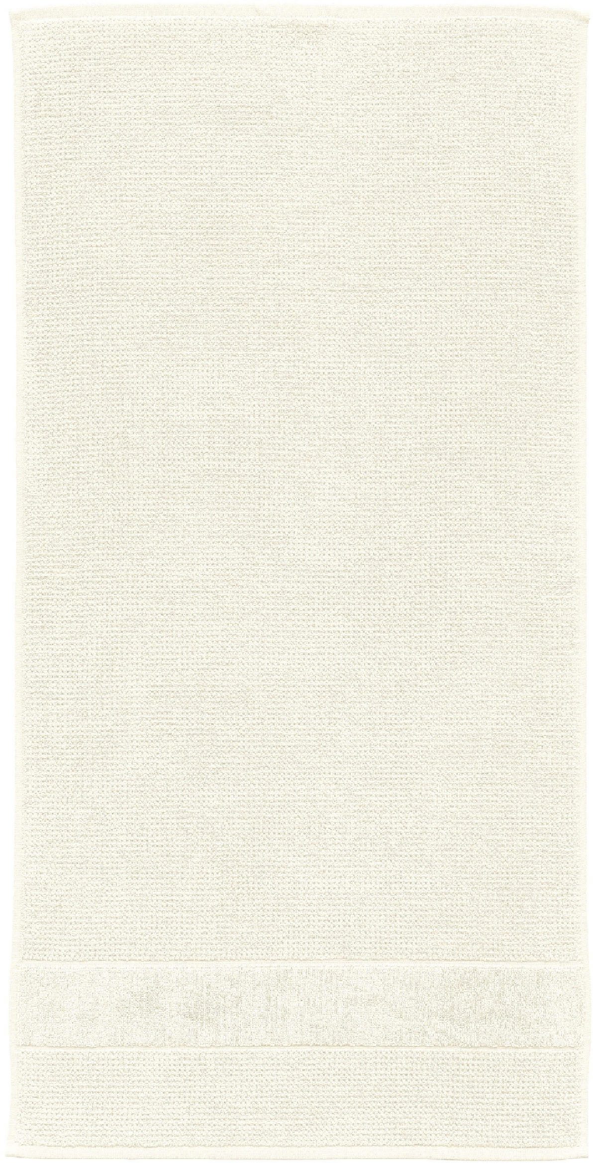 Schiesser Handtücher Turin aus 100% Baumwolle in dezenter Reiskornoptik, Frottier (Set, 4-St), MADE IN GREEN by OEKO-TEX®