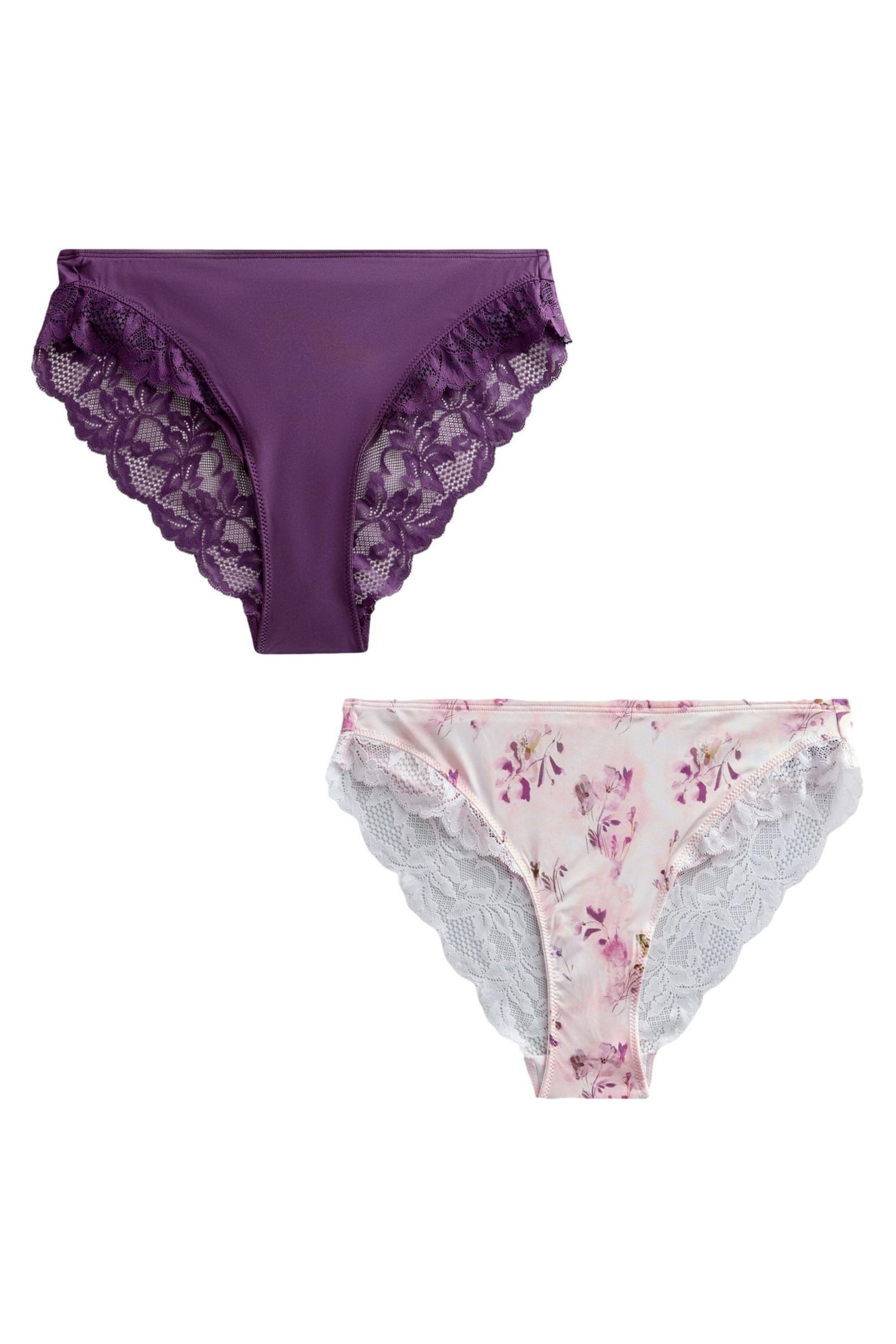 Slip Slips mit hohem Beinausschnitt, 2er-Pack