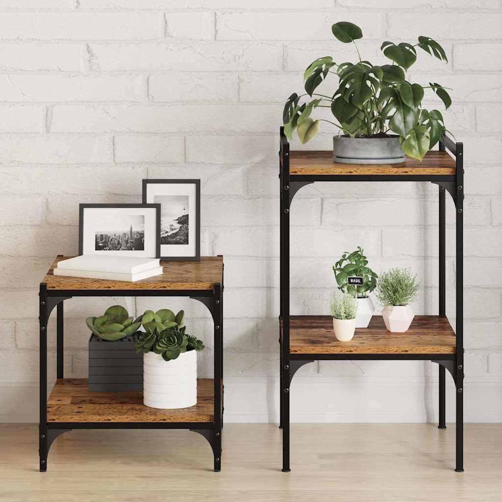 vidaXL Bücherregal Regalbrett 4 pcs Braun 40 x 40 x 1,5 cm Holzwerkstoff, 4 günstig online kaufen