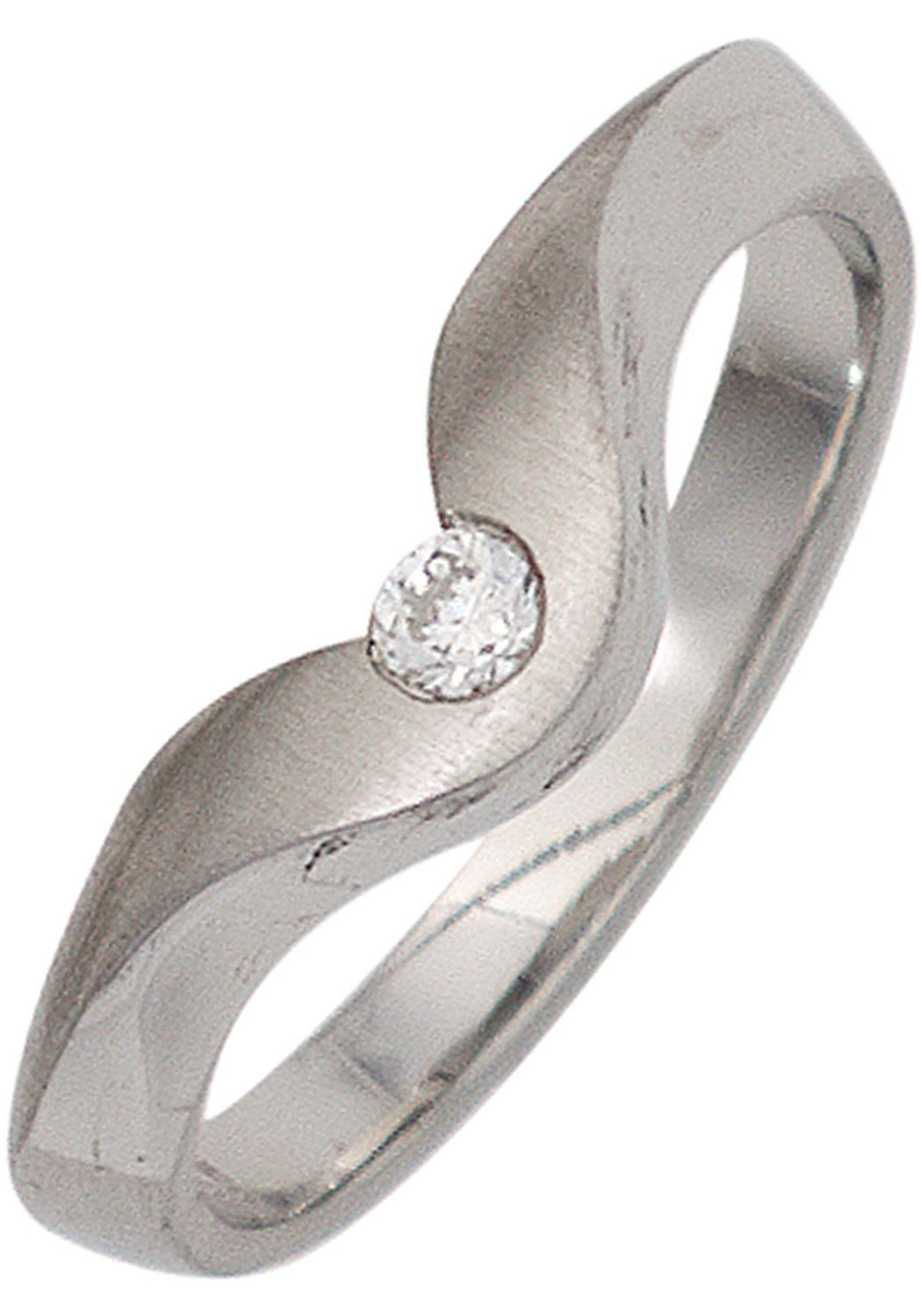 JOBO Diamantring Platinring, 950 Platin mit Diamant