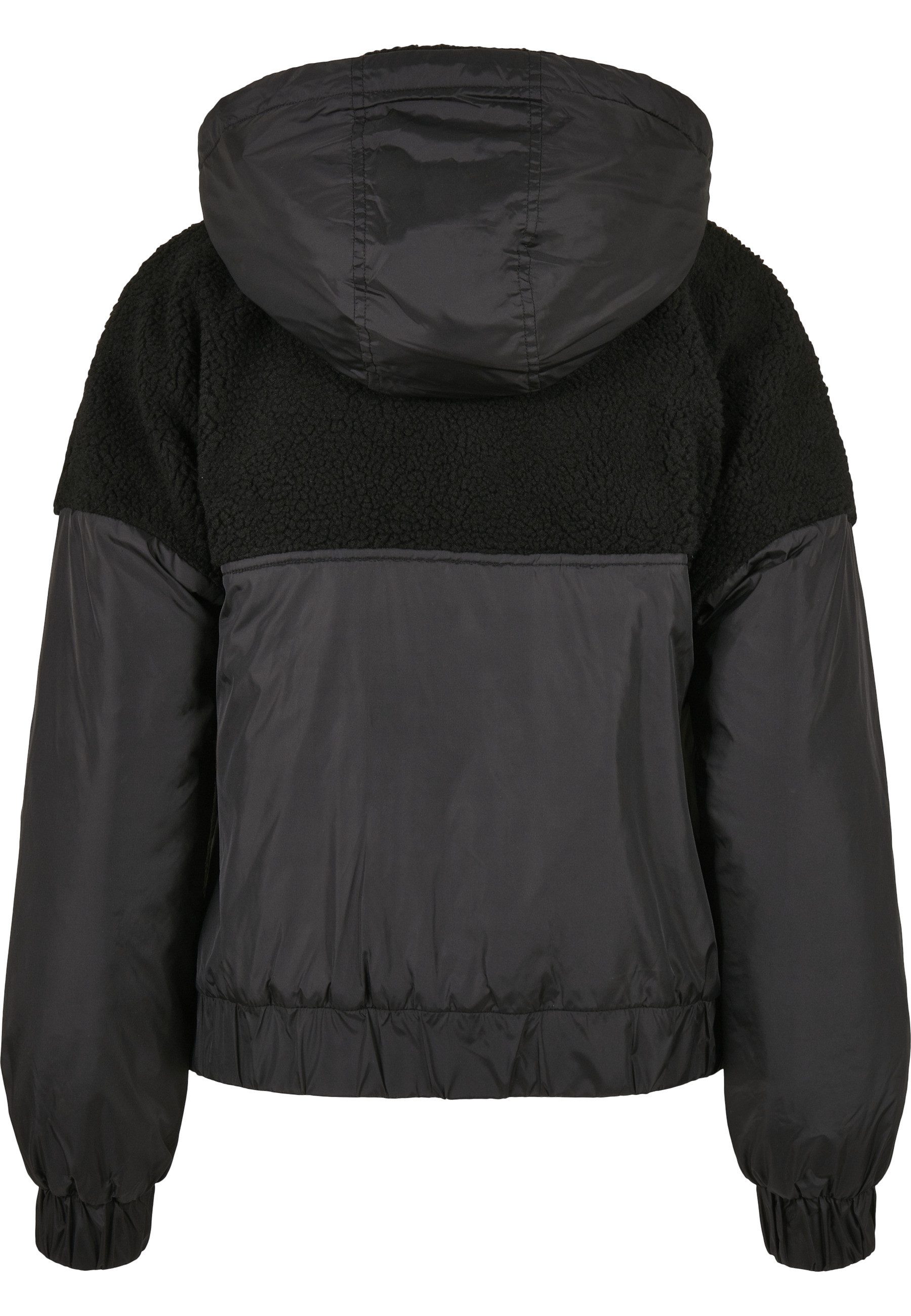 URBAN CLASSICS Winterjacke Urban Classics Damen Ladies Sherpa Mix Pull Over Jacket (1-St)