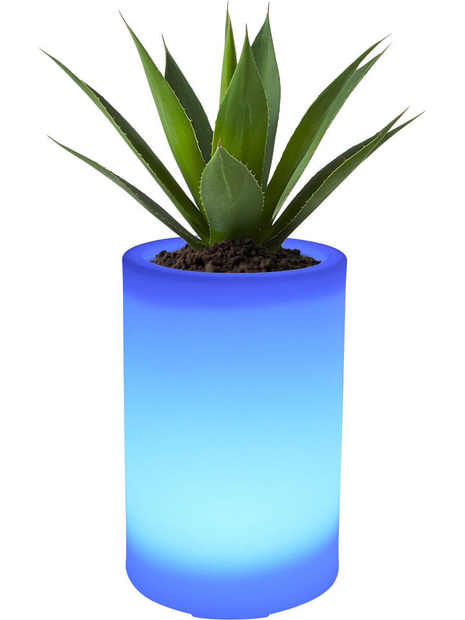 smartwares Außen-Stehlampe Smartwares LED Solarleuchte Blumentopf OSL_60085