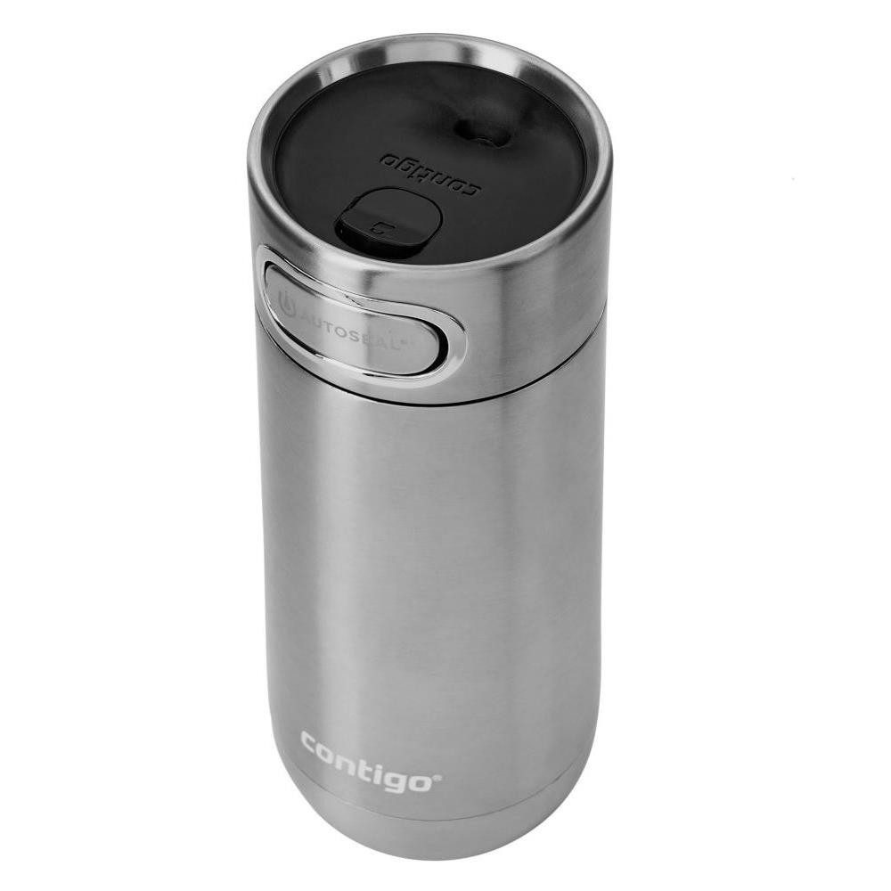 CONTIGO Thermobecher Contigo Luxe 360 ml Isolierflasche Kaffeebecher Stainless Steel
