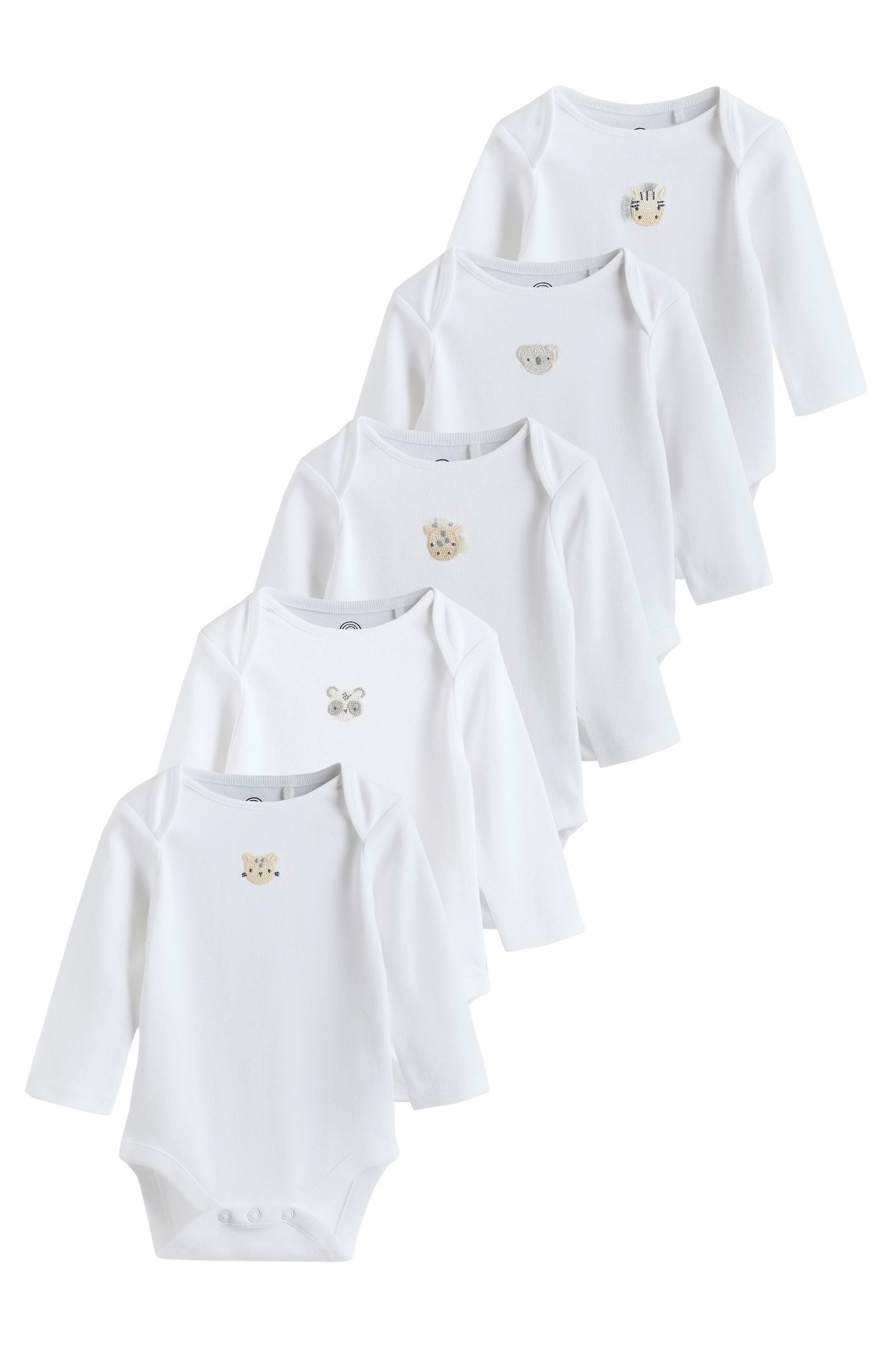 Next Langarmbody Baby-Bodys mit langem Arm, 5er-Pack (5-tlg)