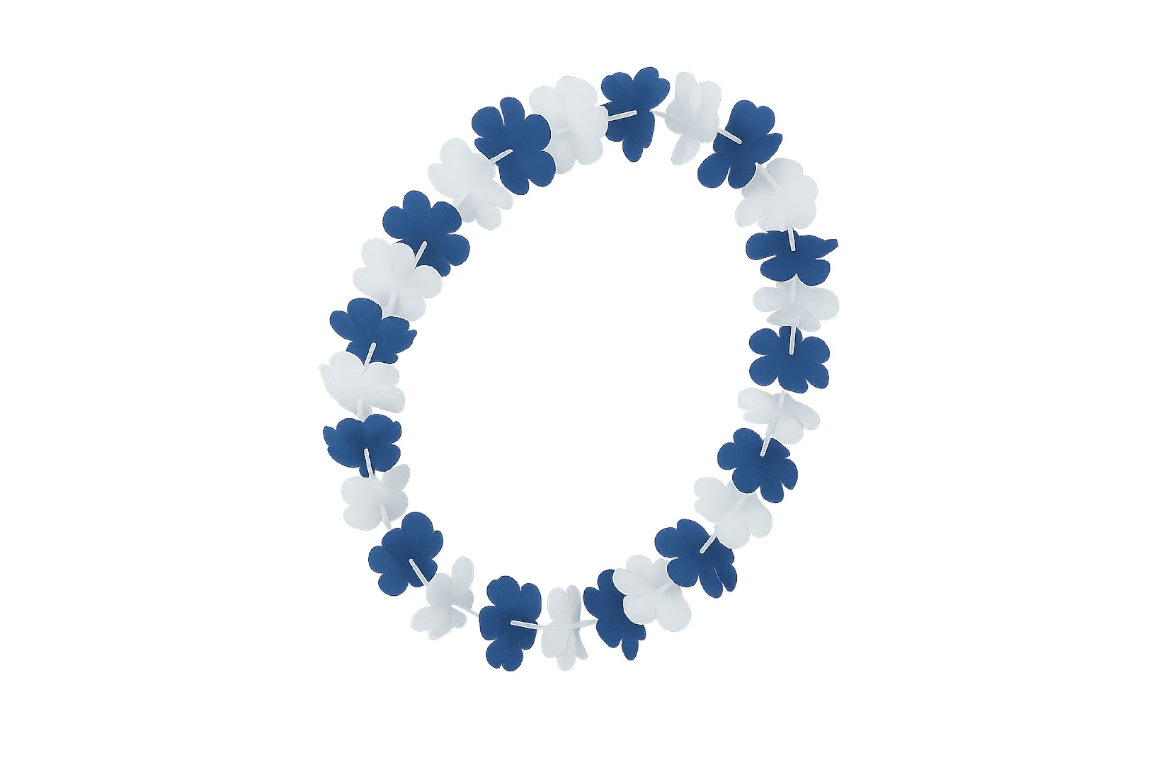 Weit & Breit Handelsgesellschaft mbH Wimpelkette Fanartikel Hawaiikette 2er Pack ca. 105 cm