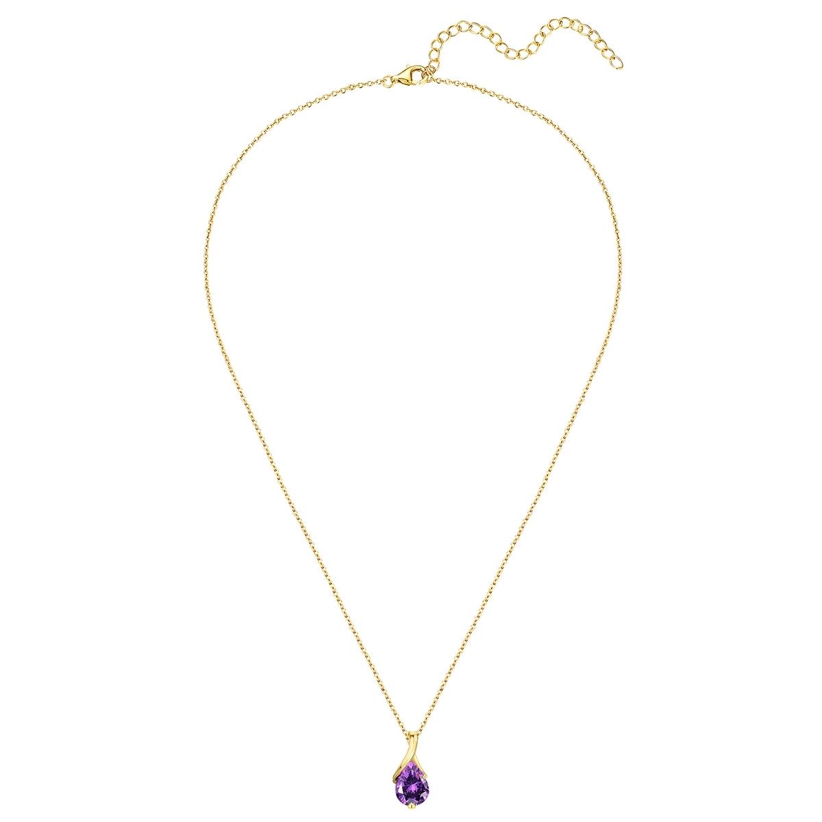 Rafaela Donata Silberkette gelbgold, mit Zirkonia günstig online kaufen