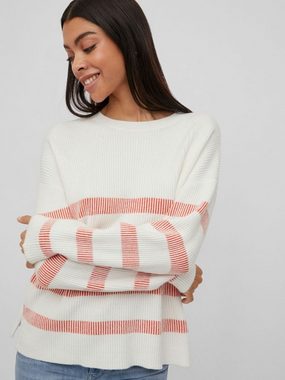 Vila Strickpullover (1-tlg) Plain/ohne Details