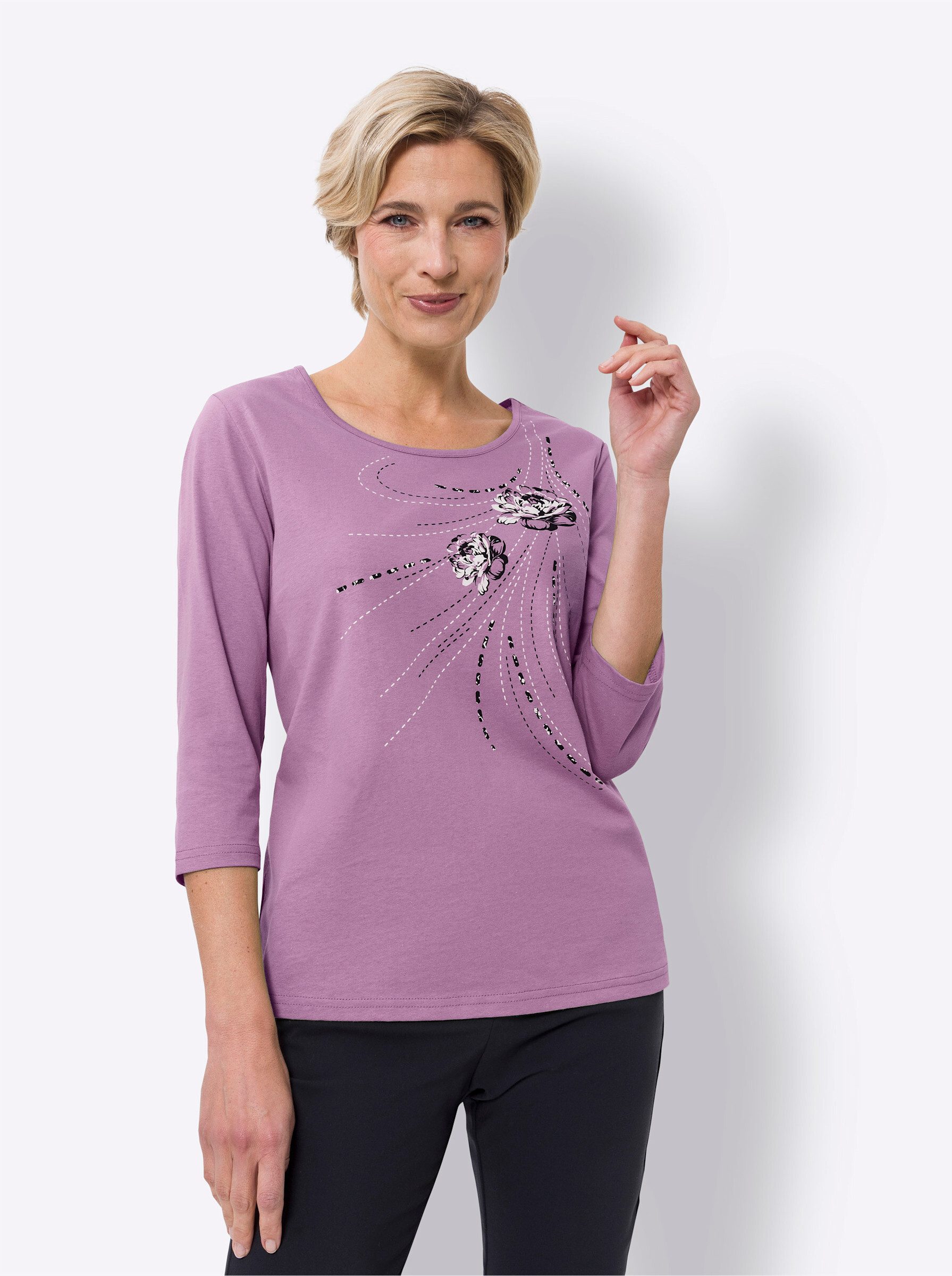 Classic Basics T-Shirt "3/4-Arm-Shirt", (1 tlg.) günstig online kaufen