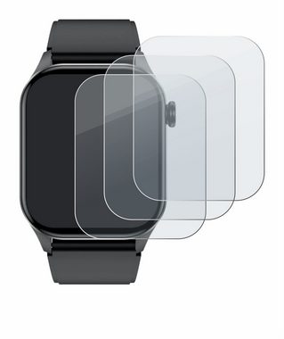 BROTECT flexible Panzerglasfolie für Smartwatch T98 2.04", Displayschutzglas, 3 Stück, Schutzglas Glasfolie matt entspiegelt Anti-Reflex