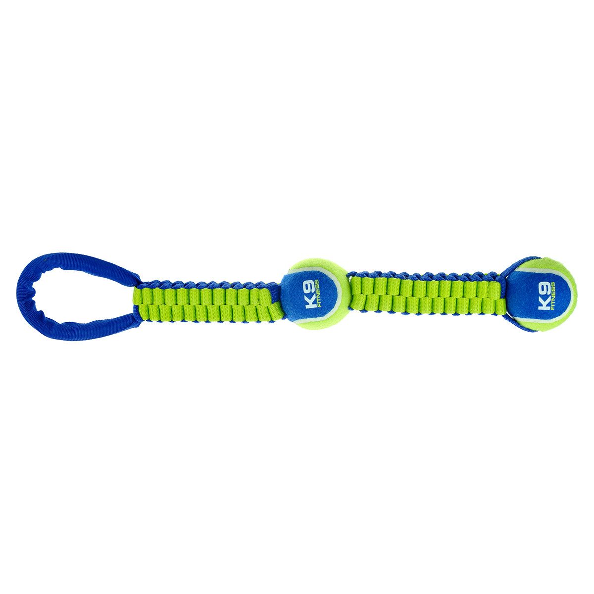 Zeus Zerrspielzeug K9 Zugschlaufe mit 2 Tennisbällen