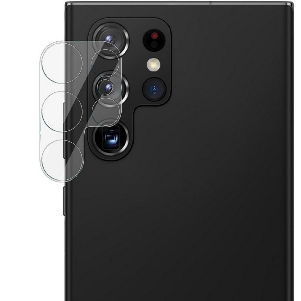 Samsung Galaxy S22 Ultra Schutzfolie Ab Werk Protectorking Schutzfolie 3x Kamera 9H Panzerhartglas für Samsung