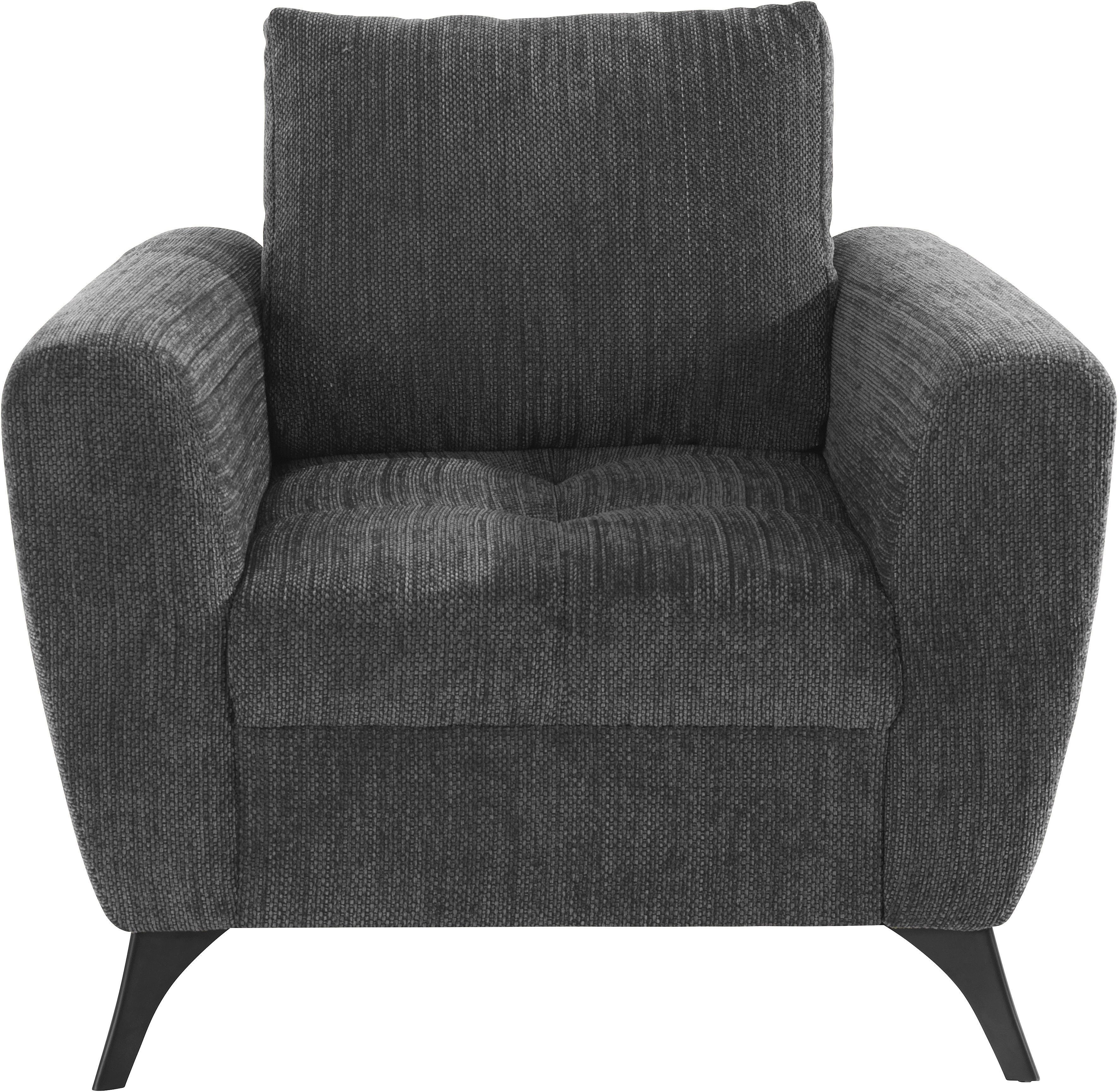INOSIGN Sessel im Sitzbereich, mit Lörby, lose Aqua Steppung auch Kissen feine clean-Bezug