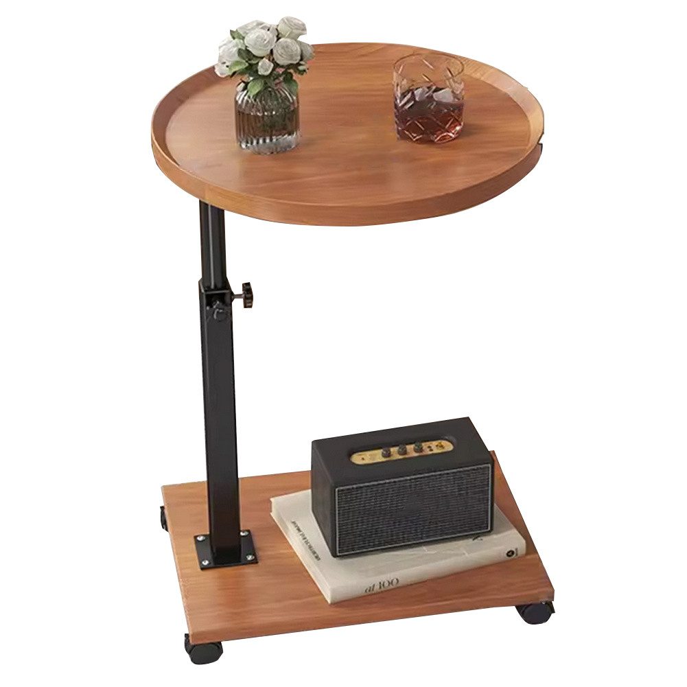 GarveeMore Beistelltisch Mobiler Beistelltisch runder rollender Endtisch mi günstig online kaufen