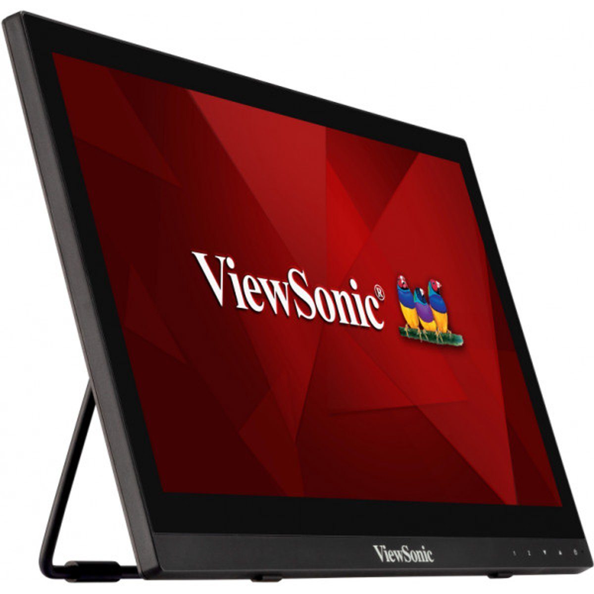 Viewsonic TD1630-3 LED-Monitor (40.64 cm/16 ", 1366 x 768 px, 12 ms Reaktionszeit, TN, 16:9, schwarz, touch screen)