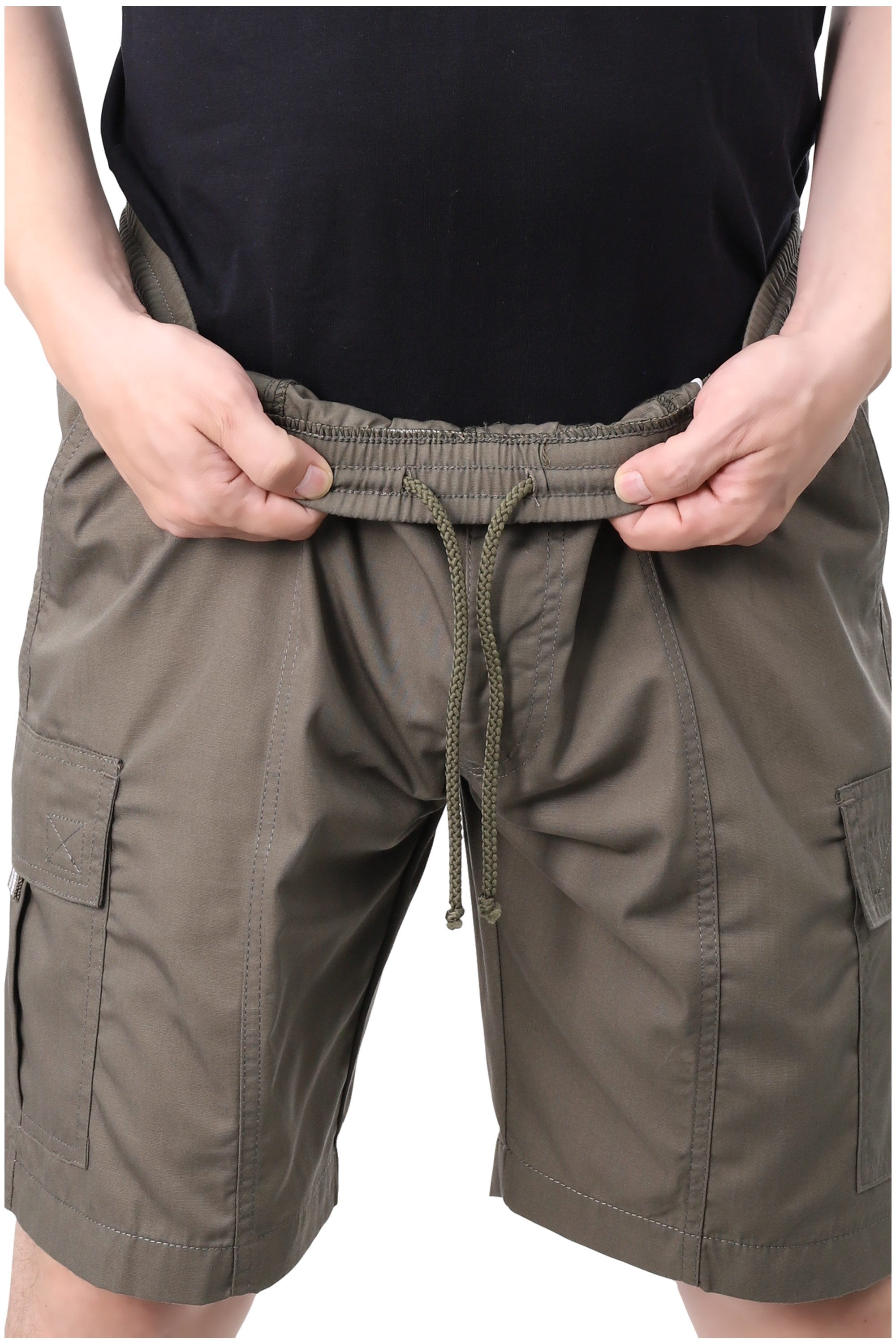 Ben Creek Cargobermudas QSH01K Bermuda mit Cargo Taschen, kurze Herren Hose, Short mit Dehnbund – Bild 5 von 5