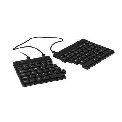 R-GO RGOSP-DEWIBL QWERTZ (DE)-Layout ergonomische Tastatur