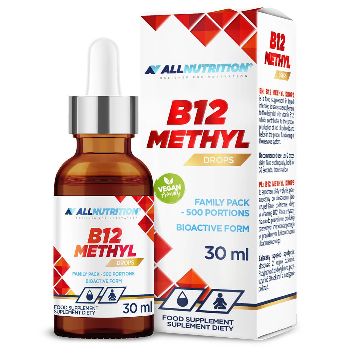 ALL NUTRITION ALLNUTRITION Vitamin D3 4000 + K2 MK-7 DROPS 30 ml Tropfen, 30 ml