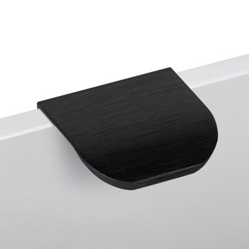 SO-TECH® Möbelgriff BLANKETT TOMMY schwarz gebürstet 40 - 350 mm, 40 - 350 mm incl. Schrauben