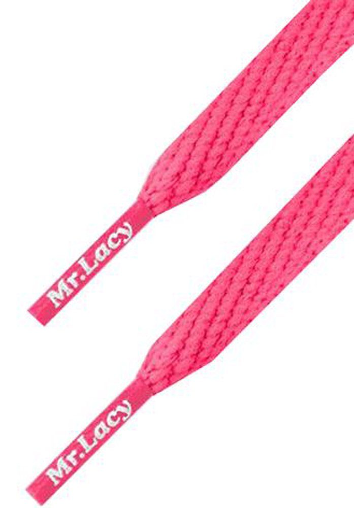 Mr. Lacy Schnürsenkel Sneaker Laces Smallies - Flach - 90 cm Neon Pink