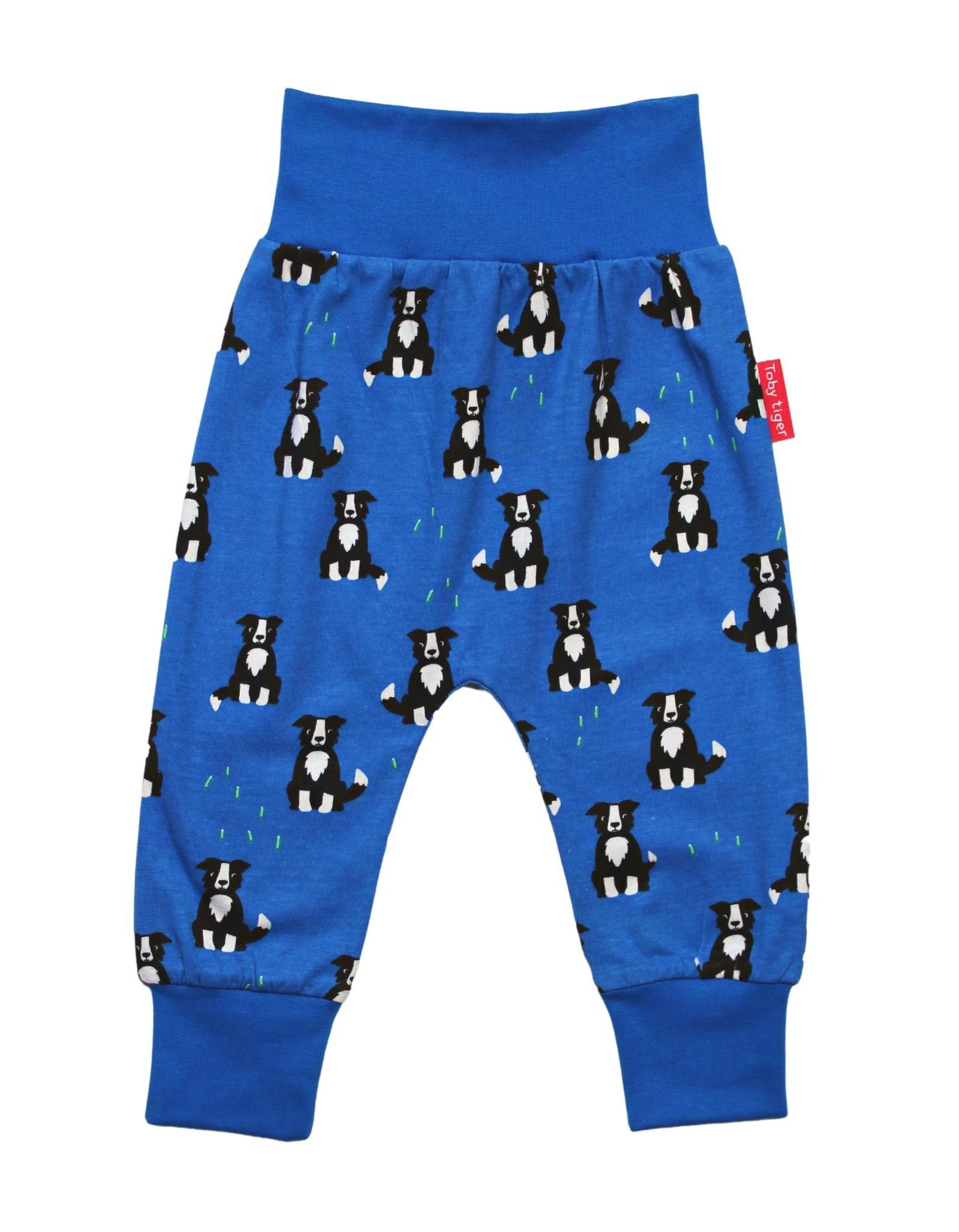 Schlupfhose Hose mit Hunde Print