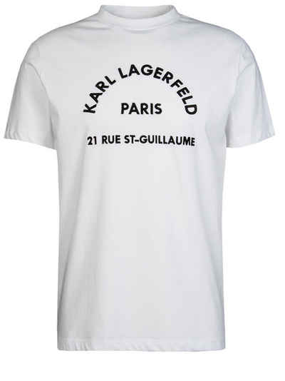 KARL LAGERFELD T-Shirt mit Logo-Stickerei (1-tlg)