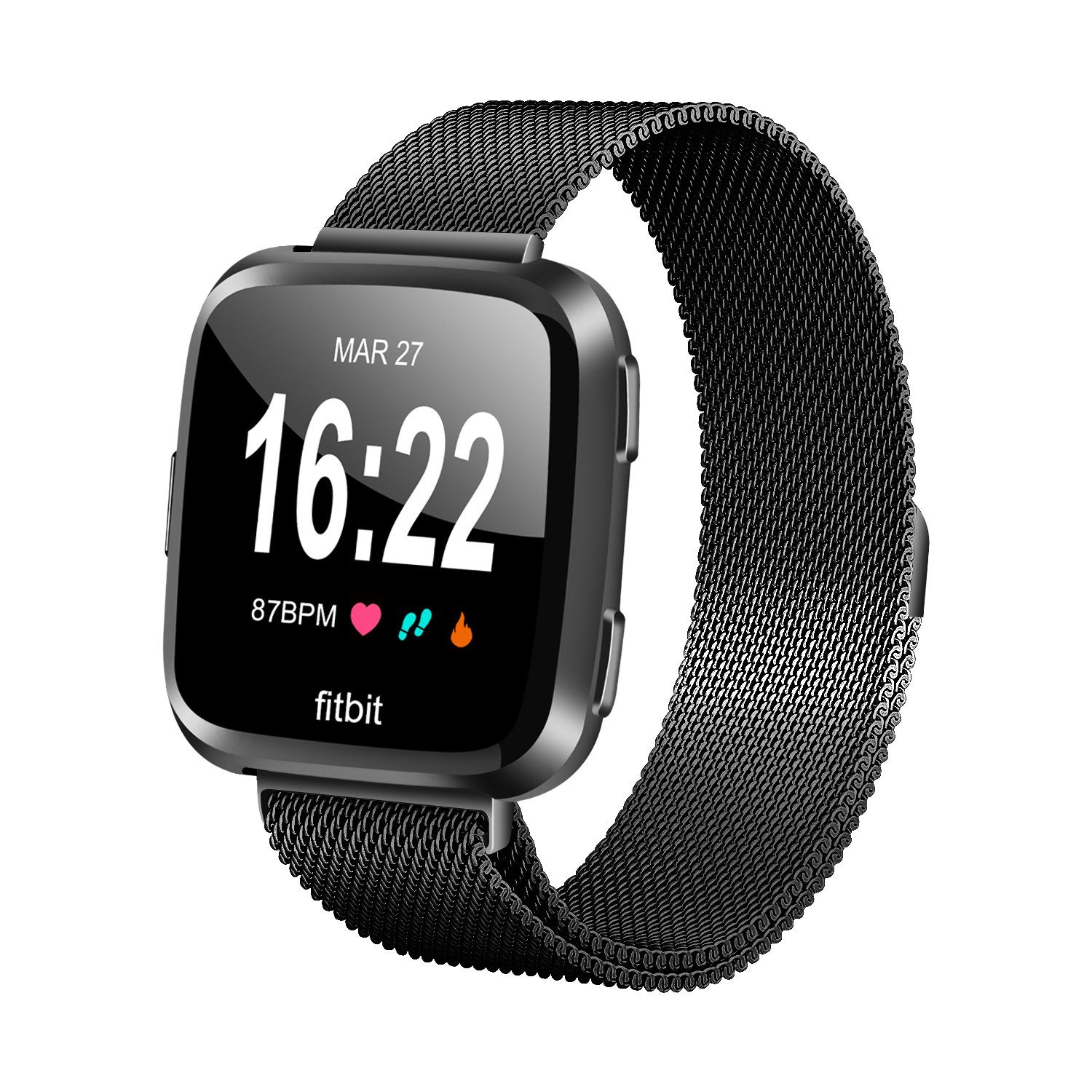 Versa für Fitbit /Lite/ Smartwatch-Armband, SE/Schwarz / Uhrenarmband Versa 2 Diida Uhrenarmbänder,