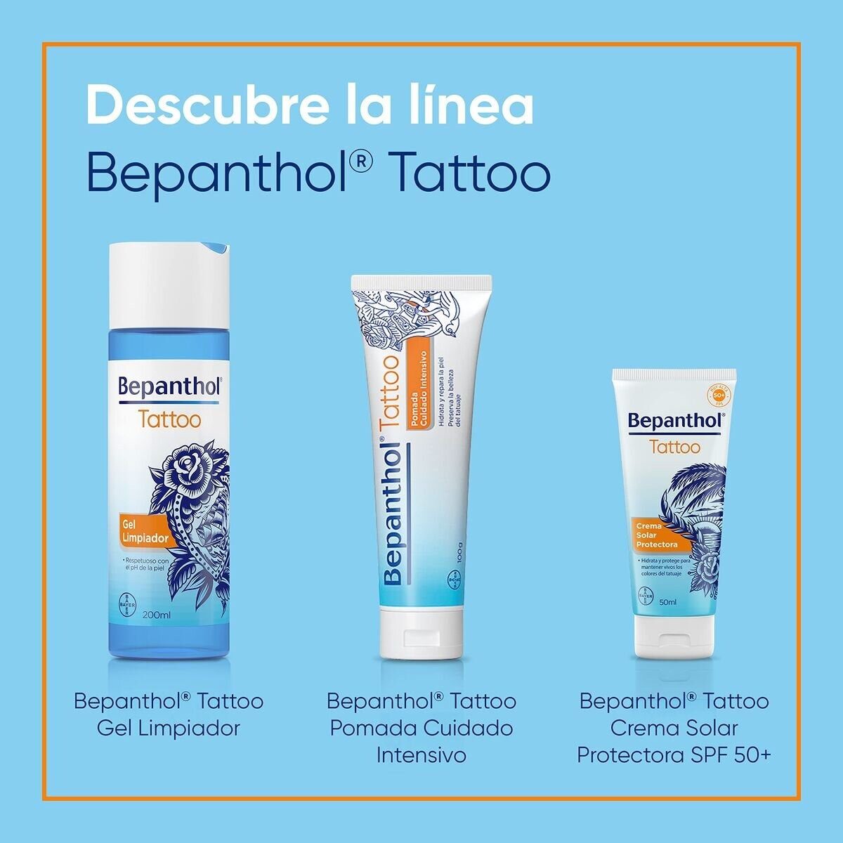 Bepanthol Sonnenschutzcreme BEPANTHOL TATTOO Sonnenschutzcreme