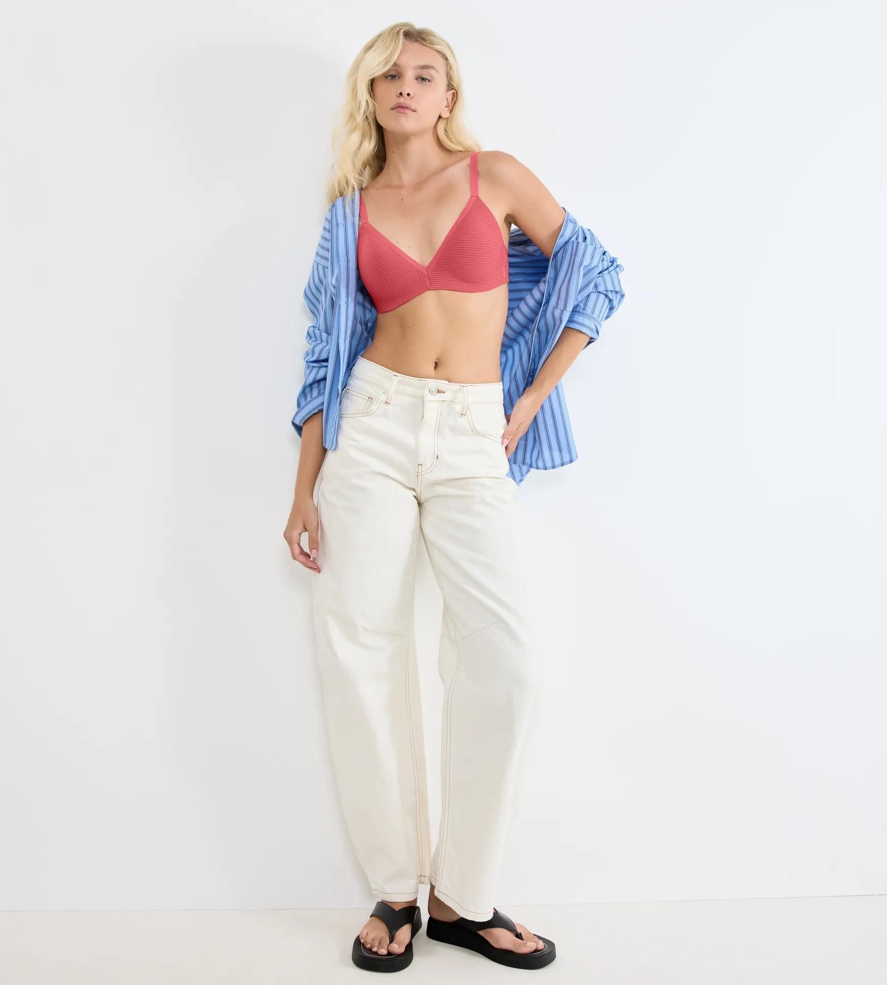 sloggi Push-up-BH ZERO Feel Air THE UP atmungskativ, semi-transparenter Look, fest integrierte Pads – Bild 5 von 5