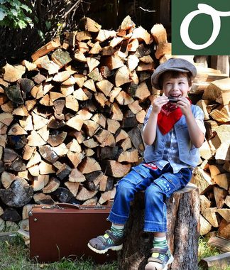 Outbacker Cowboyhut Kinder Cowboy Hut aus Echteder mit Netzeinsatz und Kinnband inkl. Australian Style Cowboy Hut