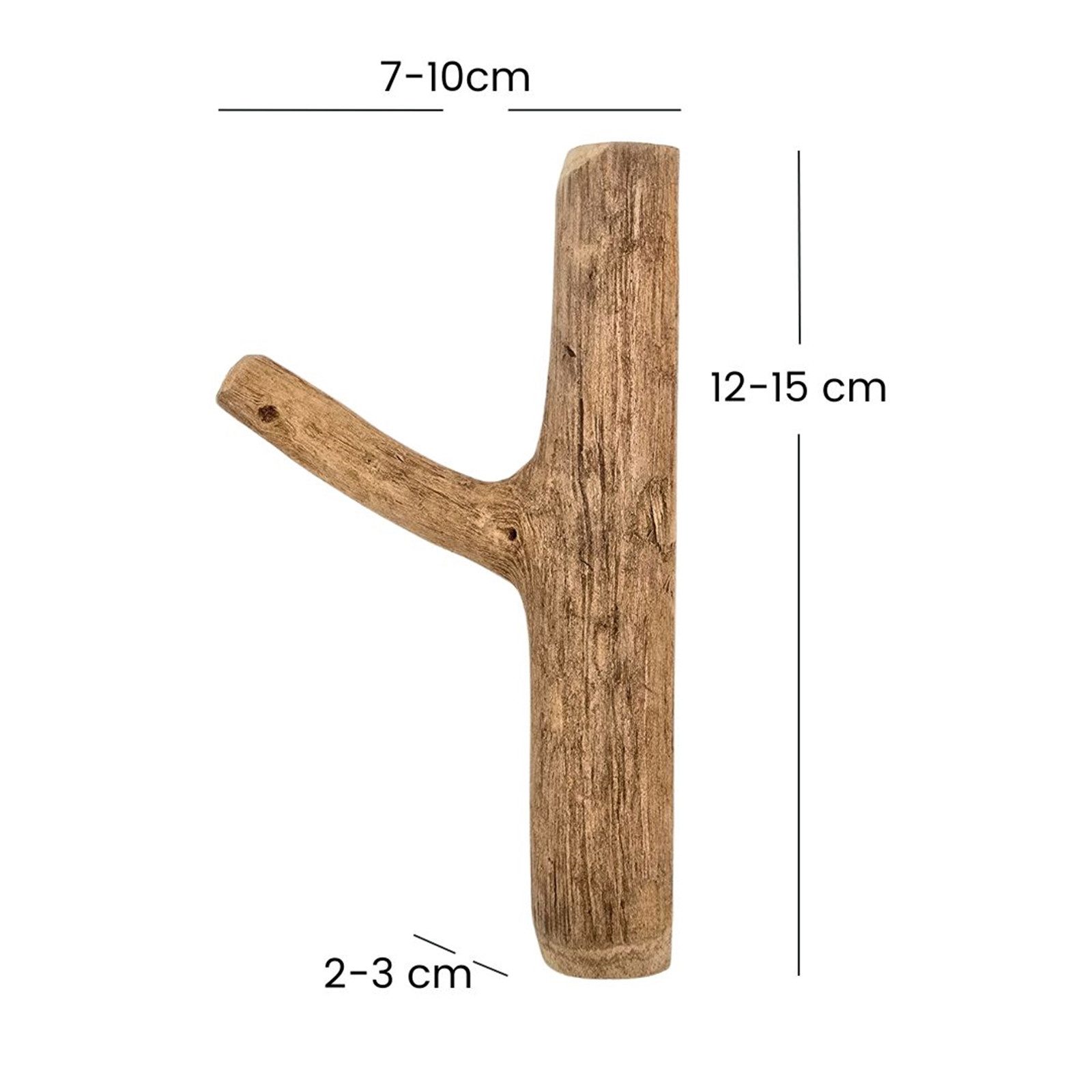 DESIGN DELIGHTS Wandgarderobe Garderobenhaken 9er Set LIMB, Holz massivholz Wurzel, Kleiderhaken,Wa