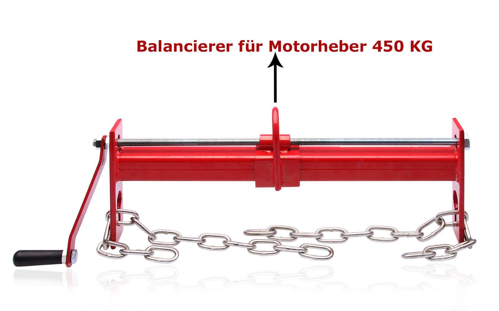 Lensker Werkstattkran Getriebeheber 500 KG + Balancierer t kg, + 2000 2 Motorkran 2-St. KG 450